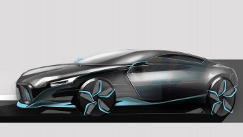 BMW i-36-0 Concept by Han Yong-Fei - Design Sketch