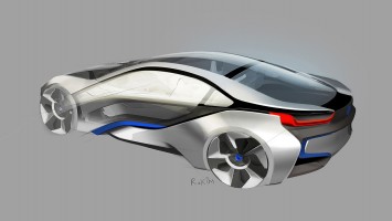 BMW i 8 Concept - Design Sketch