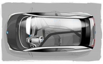 BMW i3 Concept Design Sketch