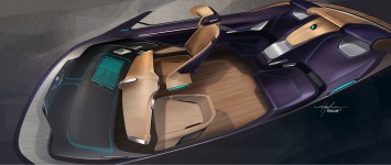 BMW i7 Concept - Interior Design Sketch