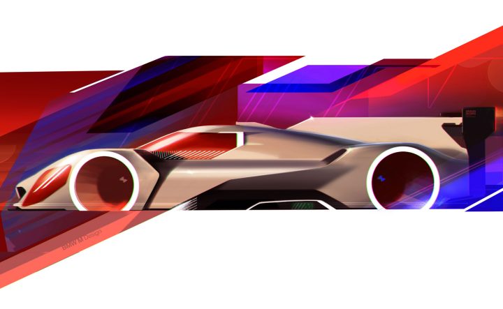 BMW M Hybrid V8 race car Design Sketch