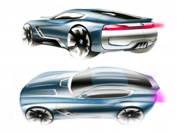 BMW M3i-320 Concept - Design Sketches