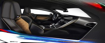 BMW M8 Coupe Interior Design Sketch Render