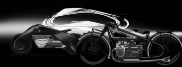 BMW Motorrad Vision Next 100 Concept Design Sketch Render