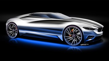 BMW MZ8 Concept Design Sketch