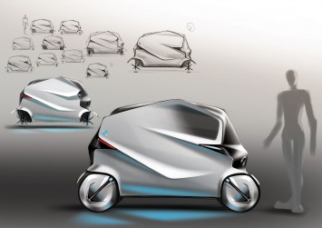 BMW Quart Concept by Yujin Kim - Design Sketches