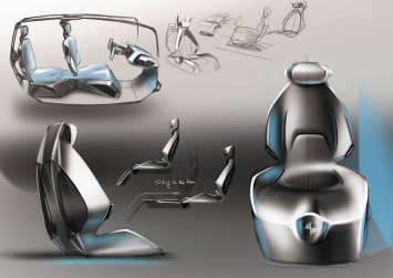 BMW Quart Concept by Yujin Kim - Design Sketches