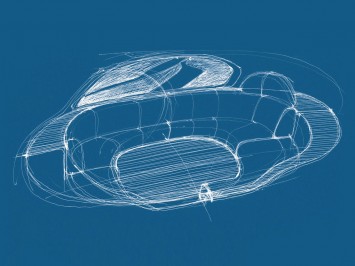 BMW Spheres Project by Alfredo Haberli - Vessel Concept - Interior drawing