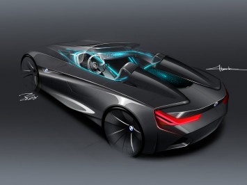 BMW Vision ConnectedDrive Concept Design Sketch