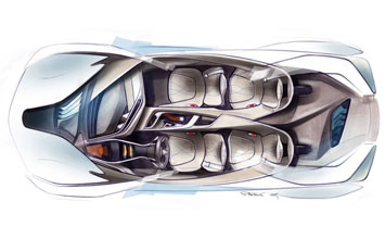 BMW Vision EfficientDynamics Design Sketch