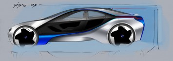 BMW Vision EfficientDynamics Design Sketch