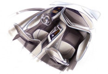 BMW Vision EfficientDynamics Interior Design Sketch