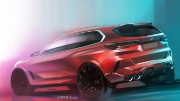 BMW X5M Competition Design Sketch Render