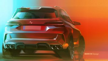 BMW X5M Competition Design Sketch Render