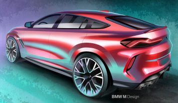 BMW X6M Competition Design Sketch Render