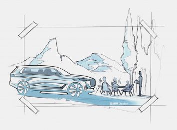 BMW X7 Design Sketch