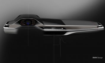 BMW X7 Interior Design Sketch Render