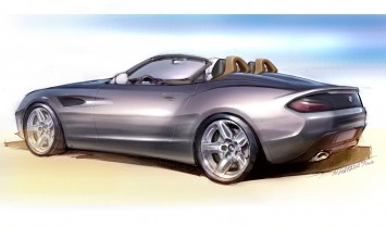 BMW Zagato Roadster - Design Sketch