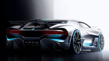 Bugatti Divo Design Sketch Render