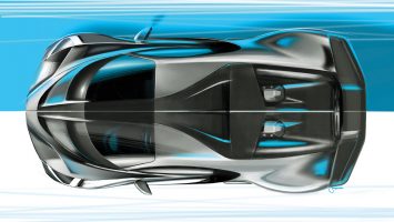 Bugatti Divo Design Sketch Render