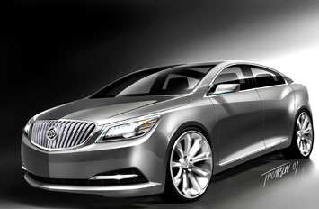 Buick Invicta design sketch