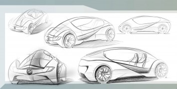 Buick Ula Concept - Design Sketches