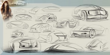 Buick Ula Concept - Design Sketches