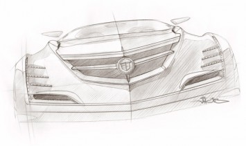 Cadillac Ciel Concept Design Sketch