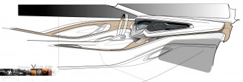 Cadillac Elmiraj Concept - Interior Design Sketch