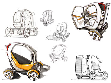 CarGo Design Sketches