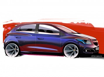 Chevrolet Onix Design Sketch