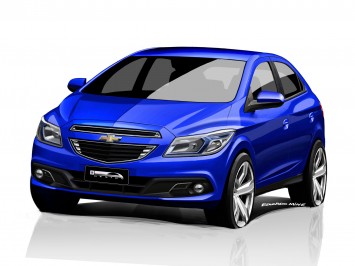 Chevrolet Onix Design Sketch