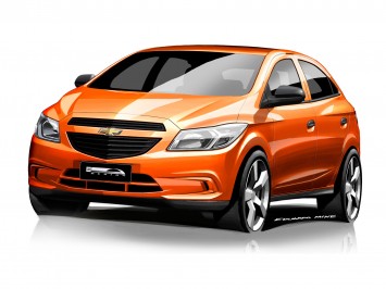 Chevrolet Onix Design Sketch