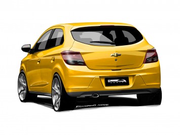 Chevrolet Onix Design Sketch