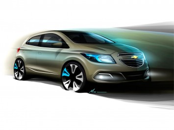 Chevrolet Onix Design Sketch