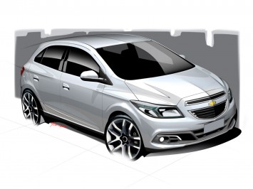 Chevrolet Onix Design Sketch