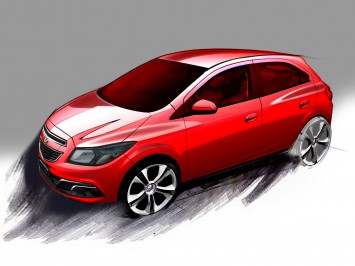 Chevrolet Onix Design Sketch