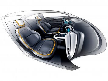 Chevrolet Onix Interior Design Sketch