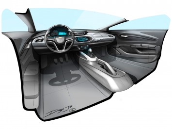 Chevrolet Onix Interior Design Sketch