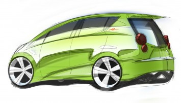 Chevrolet Spark Design Sketch