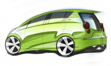 Chevrolet Spark Design Sketch