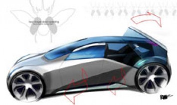 Chevrolet Volt design sketch