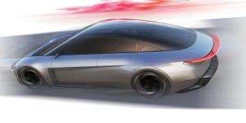 Chrysler Halcyon Concept Design Sketch Render