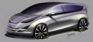 Chrysler Pacifica Design Sketch