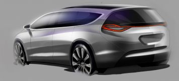 Chrysler Pacifica Design Sketch