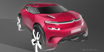 Citroen AirCross Concept Digital Design Sketch