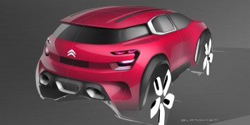 Citroen AirCross Concept Digital Design Sketch