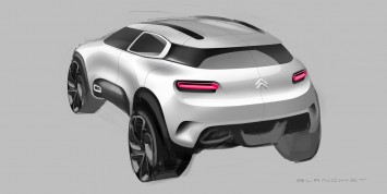 Citroen AirCross Concept Digital Design Sketch