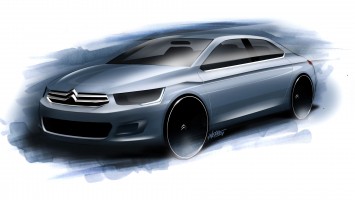 Citroen C-Elysee - Design Sketch