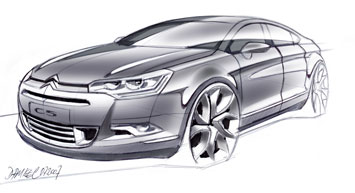 Citroen C5 Design Sketch